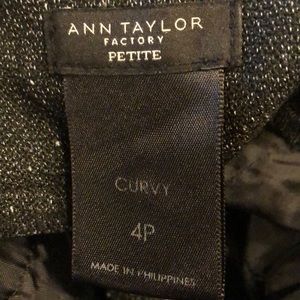 Ann Taylor black pants size 4 petite
